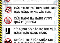 Hướng dẫn vận hành Bàn Nâng Thủy Lực an toàn