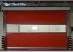 CỬA CUỐN NHANH PVC KẾT HỢP VỚI QUẠT CẮT GIÓ - GIẢI PHÁP TỐI ƯU CHO PHÒNG SẠCH KHO LẠNH