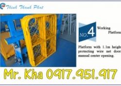 CẤU TẠO CHUNG CỦA THANG NÂNG HÀNG