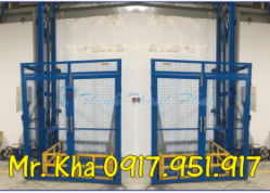 LẮP ĐẶT THANG NÂNG HÀNG 2 TRỤ TẠI KCN TÂN BÌNH