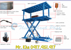 Các mẫu thiết kế BÀN NÂNG HÀNG THỦY LỰC