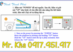 Hướng dẫn sử dụng sàn nâng thủy lực - Dock hàng?!