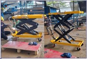 BÀN NÂNG THỦY LỰC 1000KG ĐẨY TAY