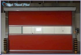 CỬA CUỐN NHANH MÀU CAM