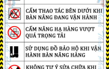 Hướng dẫn vận hành Bàn Nâng Thủy Lực an toàn