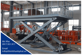 Bàn nâng thủy lực 2500KG