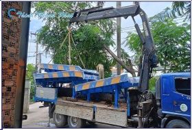 CẦU XE NÂNG CHO KHO XƯỞNG NHỎ HẸP