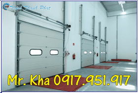 CỬA TRƯỢT TRẦN TIÊU CHUẨN (OVERHEAD DOOR)
