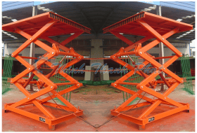 Thang nâng thủy lực 3 tầng